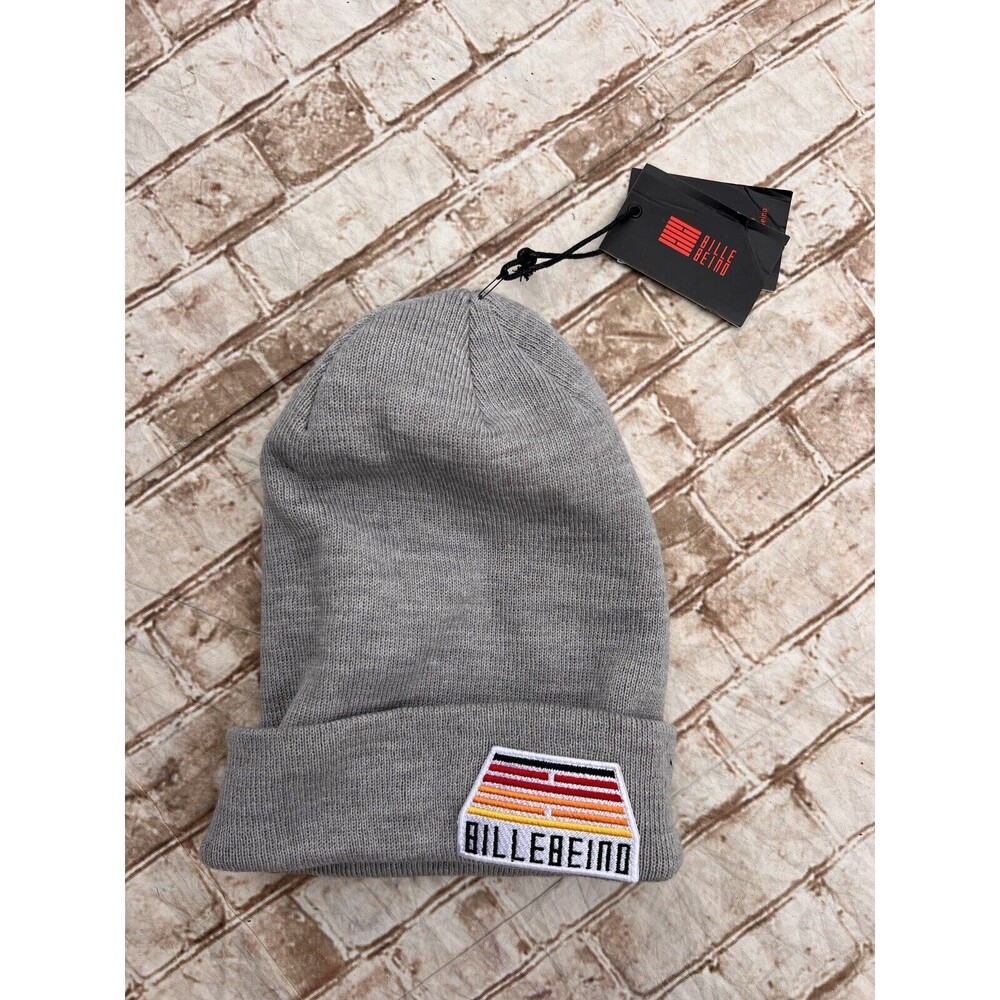 BILLEBEINO hat Gray‎ Wool Beanie Cap NWT